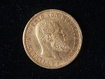 Württenberg, Wilhelm II. (1891-1918), 10 Mark 1901 F, J.295