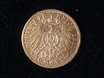 Württenberg, Wilhelm II. (1891-1918), 10 Mark 1901 F, J.295