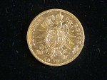 Württenberg, Karl I. (1864-1891), 20 Mark 1873 F, J.290