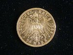 Prusko, Wilhelm II (1888-1918), 20 Mark 1896 A, J. 252