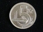 5 Koruna 1925 zkušební ražba CuNi 6,95 g., průměr 26,5 mm, M.CH. 2b, velmi vzácná