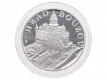AR medaile Hrad Bouzov - moravský markrabě Jošt, 31,1g, 0.999 Ag, náklad 1000ks_