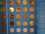 Kompletní sada Statehood Quarters 1999-2009, pozlaceno