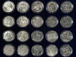 Kompletní sbírka mincí 200, 500 Kč (1993 - 2020) včetně certifikátů (130 ks)