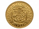 Dukát 1928 sv. Václav, náklad 18983 kusů_