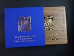 Au medaile návštěva T.G.Masaryka v Kremnici - 100.let výročí, vydání 2023, Au 0.999, 31,1 g, náklad 100 ks, etue, certifikát