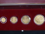 1000, 2500, 5000, 10.000 Kč 1996 sada Koruna česká, Au 999/1000, 1251 ks