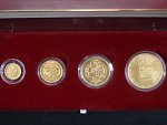 1000, 2500, 5000, 10.000 Kč 1996 sada Koruna česká, Au 999/1000, 1251 ks
