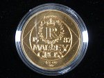 1000, 2500, 5000, 10.000 Kč 1996 sada Koruna česká, Au 999/1000, 1251 ks