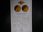 500 Togrogů 2006 - Leonardo Da Vinci, Au 999/1000, 0.5 g, 11 mm + certifikát