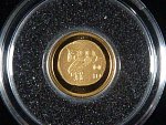 10 Franks 2006 - Athénská sova, Au 999/1000, 0.5 g, 11 mm + certifikát
