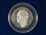 Ag medaile - 100 Ans de Dynastie, Ag 0.925, 13.19 g