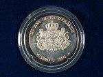 Ag medaile - 100 Ans de Dynastie, Ag 0.925, 13.19 g