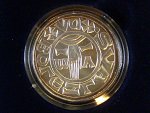 Replika denáru Boleslava II. (1000. výročí úmrtí) 1999, Ag 0.999, 13 g, průměr 28 mm, etue