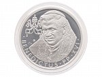 AR medaile Benedikt XVI. - návštěva Svatého otce v ČR, ČM 2009, 16g, 0,999 Ag_