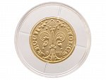 Florén Jana Lucemburského - ČM 2006, náklad 500ks, 3,49g, 0.986 Au_