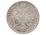 1/4 Zlatník 1858B, raž. lesk_