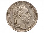 Ag žeton 1867 Korunovace uherským králem v Budapešti, uherský nápis, průměr 20 mm, 3,29 g, patina, Früh. II.6.b_