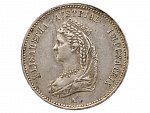 Ag žeton 1867 Uherská korunovace Alžběty (Sisi) v Budapešti, latinský nápis, průměr 23,5 mm, 5,49 g, Früh. III.3.b