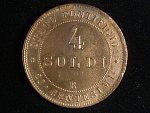 Papežský stát, 4 Soldi 1866 XXI R, K.M. 1374