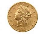 20 Dollar 1906 - 33,43g, 0.900 Au_