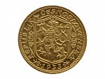 Dukát 1933 sv. Václav, náklad 57597 kusů_