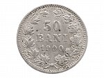 50 Bani 1900, zbytky raž. lesku_