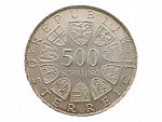 500 Schilling 1980 - 200. výročí úmrtí Marie Terezie_