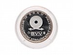 AR medaile 1998 k 70. výročí brněnského výstaviště a 40. výročí MSV v Brně. Stříbro 24,5 mm, 13 g., punc Ag 999, autor Svatopluk Žampa, náklad 500 ks._