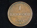 1 Krejcar 1851 A