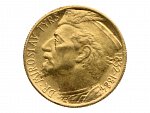 Dukátová medaile 1932 - 100. výročí narození Miroslava Tyrše, Au 986, 3,49g_