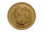 Dukát 1936 sv. Václav, raženo 14566 kusů, drobné škrábance v ploše pod lvem, hranky_