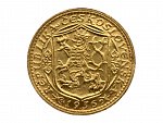 Dukát 1936 sv. Václav, raženo 14566 kusů, drobné škrábance v ploše pod lvem, hranky_