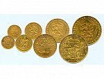 Sada zlatých dukátů Karel IV., 1,2,5,10 Dukát 1978