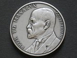 Stříbrná medaile 85.výročí návštěvy T.G.M v Hustopečích