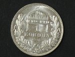 1 Koruna 1906 KB, naprosto bezvadná kvalita - ražební lesk!