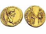 Řím - Císařství : Claudius,41 - 54, Aureus (7.64g), Lugdunum 44-45, RIC 29(R4). Calicó 376, velmi vzacny.