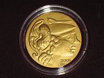 replika zlatého statéru 2001, Au 999,9, 7,78g, náklad 500ks, etue, cert.