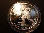 pamětní Ag medaile Czech Ice Hockey Association 1996