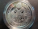Ag replika půltolaru Maximiliána II. 1576, 10,37g, náklad 2000 ks