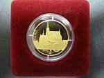 Pamětní medaile s motivem 10 Kč, Au 999,9, 15,56g, náklad 500ks, rok 1997