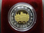 Pamětní medaile s motivem 50 Kč, Au 6,22g / Ag 6,04g, náklad 700ks, rok 1999