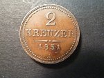 2 Kreuzer 1851A