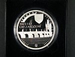 Pamětní medaile, Karlův most, Ag 999, 42g, nákl. 500ks, certifikát, etue