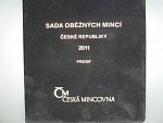 sada 2011 + Ag medaile s motivem bankovky 2000 Kč- PROOF semišový obal, náklad 3500 ks