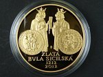 10000 Kč 2012 Zlatá bula sicilská, 31,107g