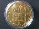 10000 Kč 2013 k 1150.výročí příchodu věrozvěstů Konstantina a Metoděje