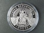 200 Kč 2015 750.výročí založení Českých Budějovic