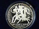 200 Kč 1997, 100. výročí běhu Běchovice - Praha, certifikát