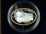 10 Dollars 2012 100.let od zkázy Titaniku - kolorovaná, Ag 999, 31,1g, náklad 2012 ks, etue, certifikát,